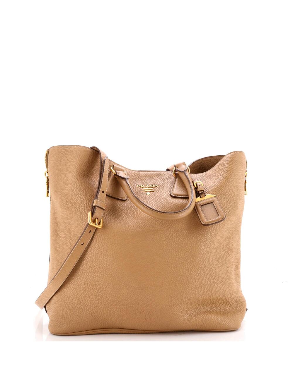 Prada Side Zip Convertible Tote Vitello #292966P90B